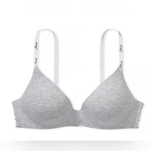 PINK Victoria’s Secret NWT wear everywhere wireless lightly lined logo 34C Bra